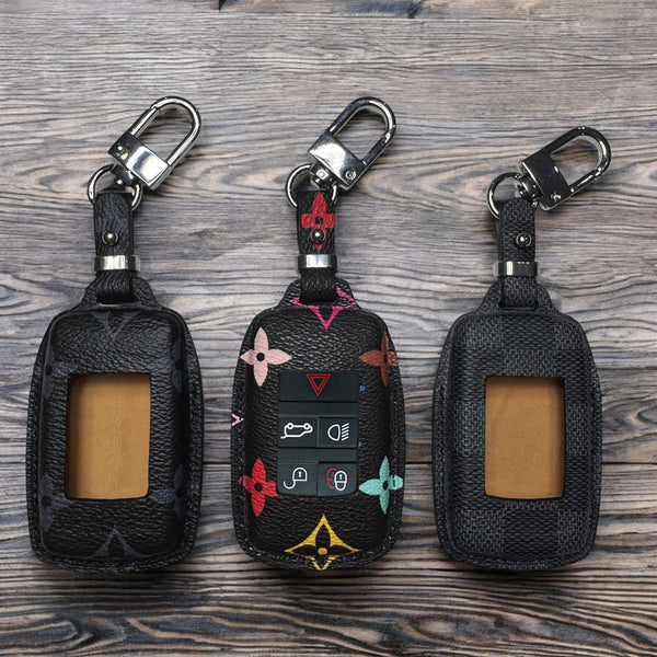 Upcycled LV Key Fob Case for Land Rover – Handmade & Unique