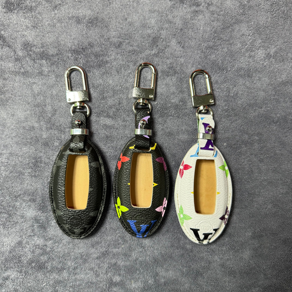Premium LV Canvas Key Case for Nissan – Handmade from Authentic Upcycled Louis Vuitton