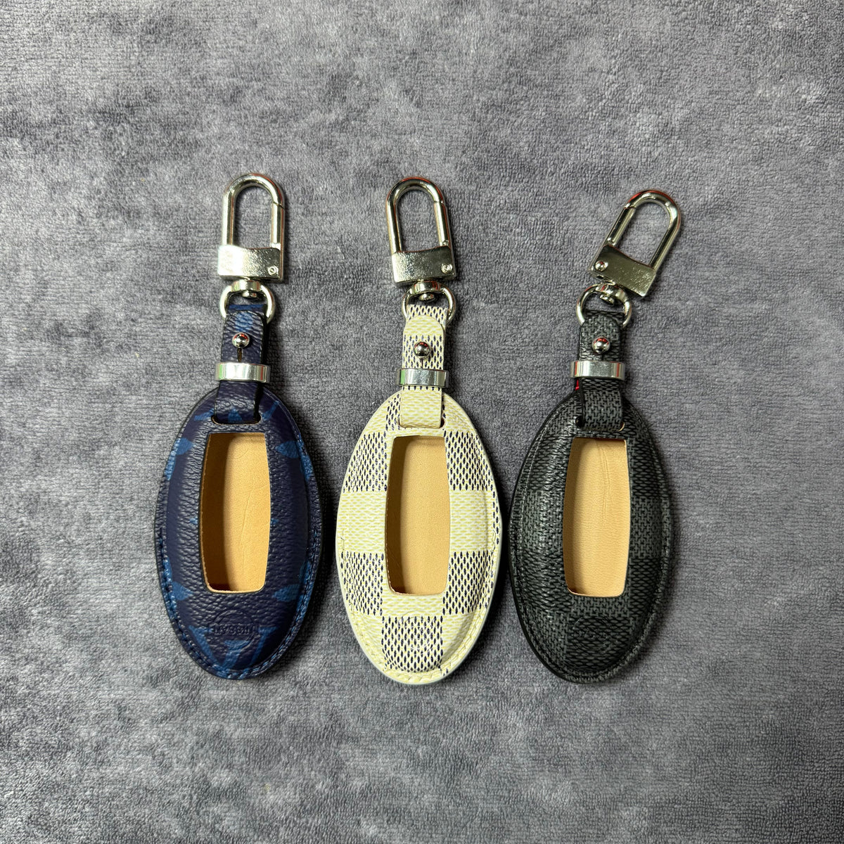 Premium LV Canvas Key Case for Nissan – Handmade from Authentic Upcycled Louis Vuitton